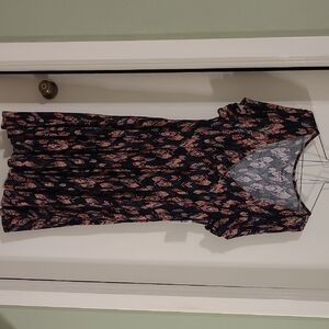 Torrid Multicolor Feather Print Knit Dress